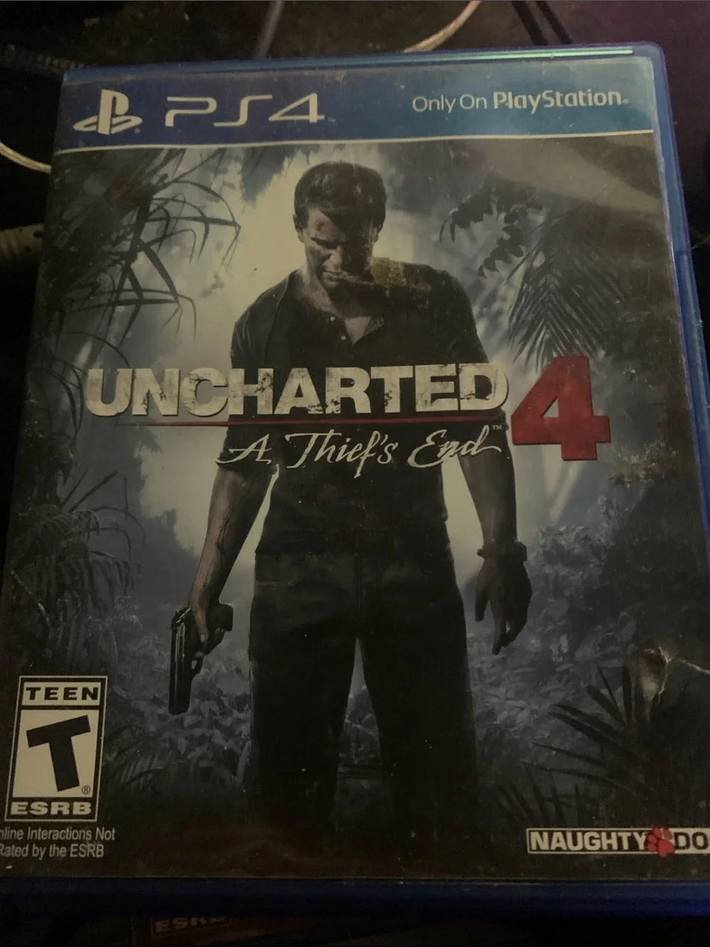 Sony PS4 Uncharted 4: A Thief's End — Blue & Red Cover